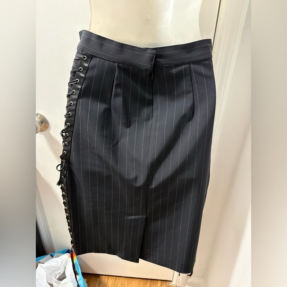 Y2k ABS lace up pencil skirt - Picture 4 of 7